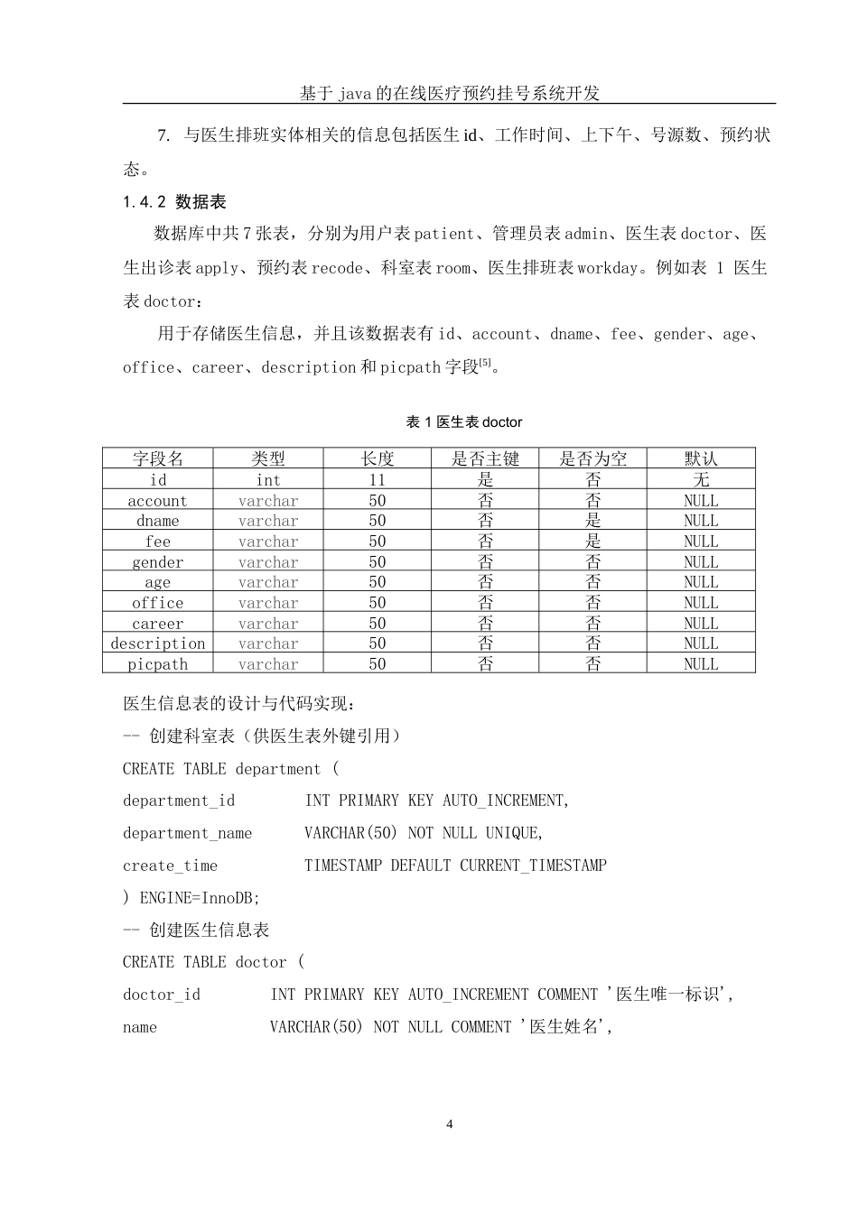 25年WH信息与计算科学 基于Java的在线医疗预约挂号系统开发18.49-AI29.85-约15390字符.doc_第8页
