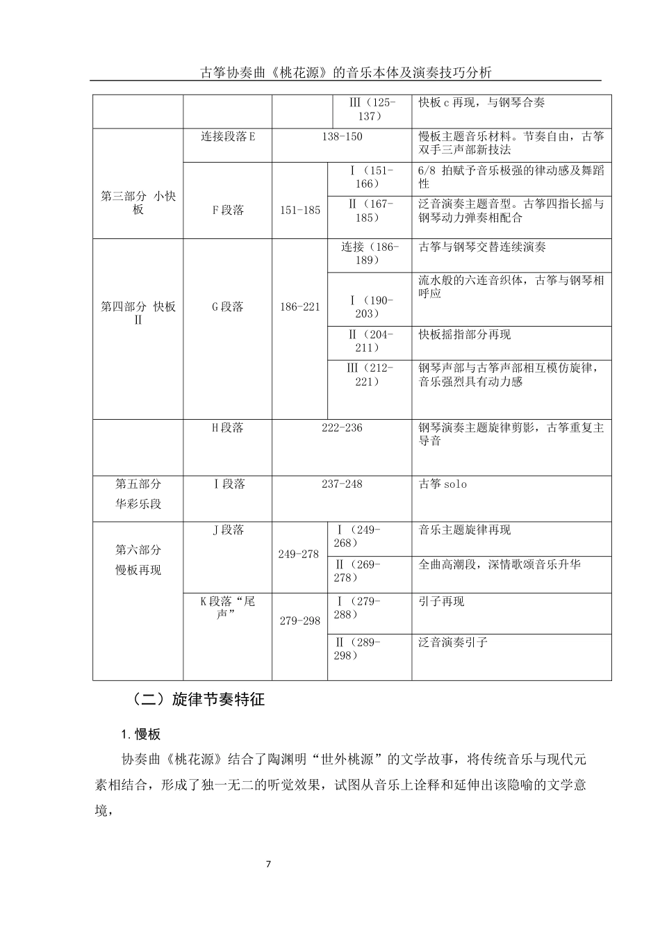 25年WH音乐学 古筝协奏曲《桃花源》的音乐本体及演奏技巧分析4.54-AI1.03终稿-约8838字符.docx_第8页