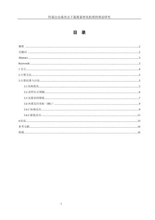25年WH材料科学与工程 羟基自由基攻击下氯霉素转化机理的理论研究4.25-AI19.91终-约8878字符.docx
