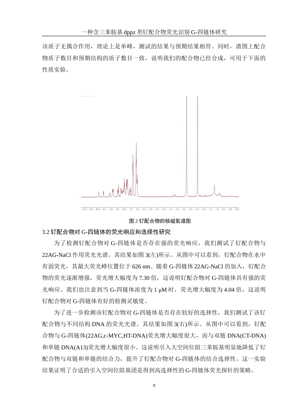 25年WH化学 一种含三苯胺基dppz类钌配合物荧光识别G-四链体研究18.54-AI12.35-约10848字符.doc_第9页