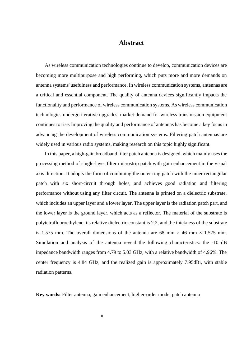 25年WH通信工程 高增益宽带滤波贴片天线研究13.96-AI27.91终-约13377字符.docx_第3页
