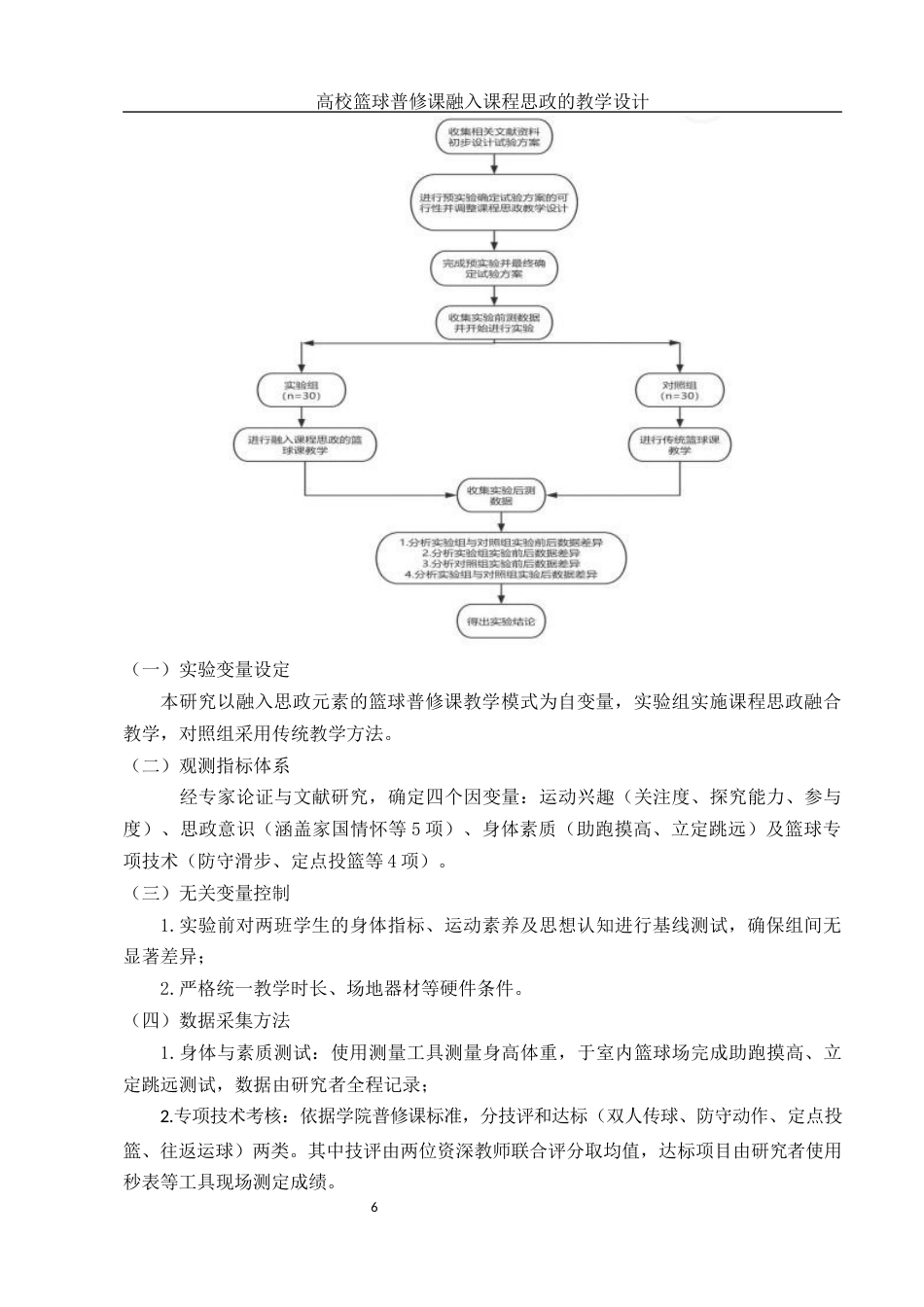 25年WH体育教育 高校篮球普修课融入课程思政的教学设计 ——以湖南文理学院为例27.49-AI6.85-约11793字符.docx_第8页