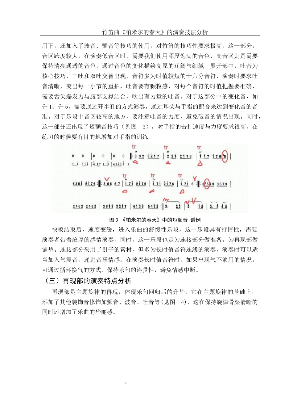 25年WH音乐学 竹笛曲《帕米尔的春天》的演奏技法分析4.74-AI17.65-约11674字符.docx_第6页