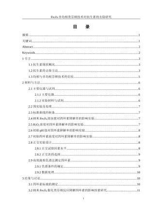 25年WH环境工程 Fe3O4非均相类芬顿技术对抗生素的去除研究18.92-AI18.94-约14278字符.docx