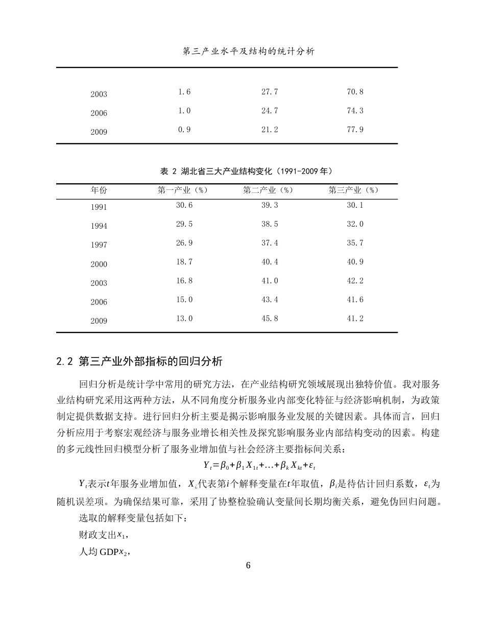 25年WH应用统计学 第三产业水平及结构的统计分析3.86-AI5.16-约10037字符.docx_第7页