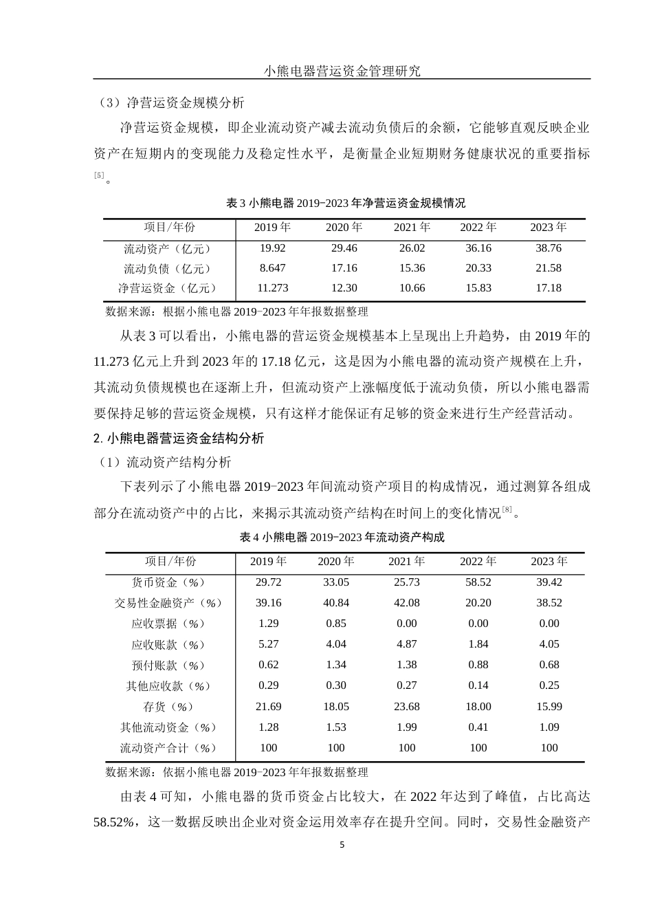 25年WH财务管理 小熊电器营运资金管理研究13.41-AI6.02-约10142字符.docx_第6页