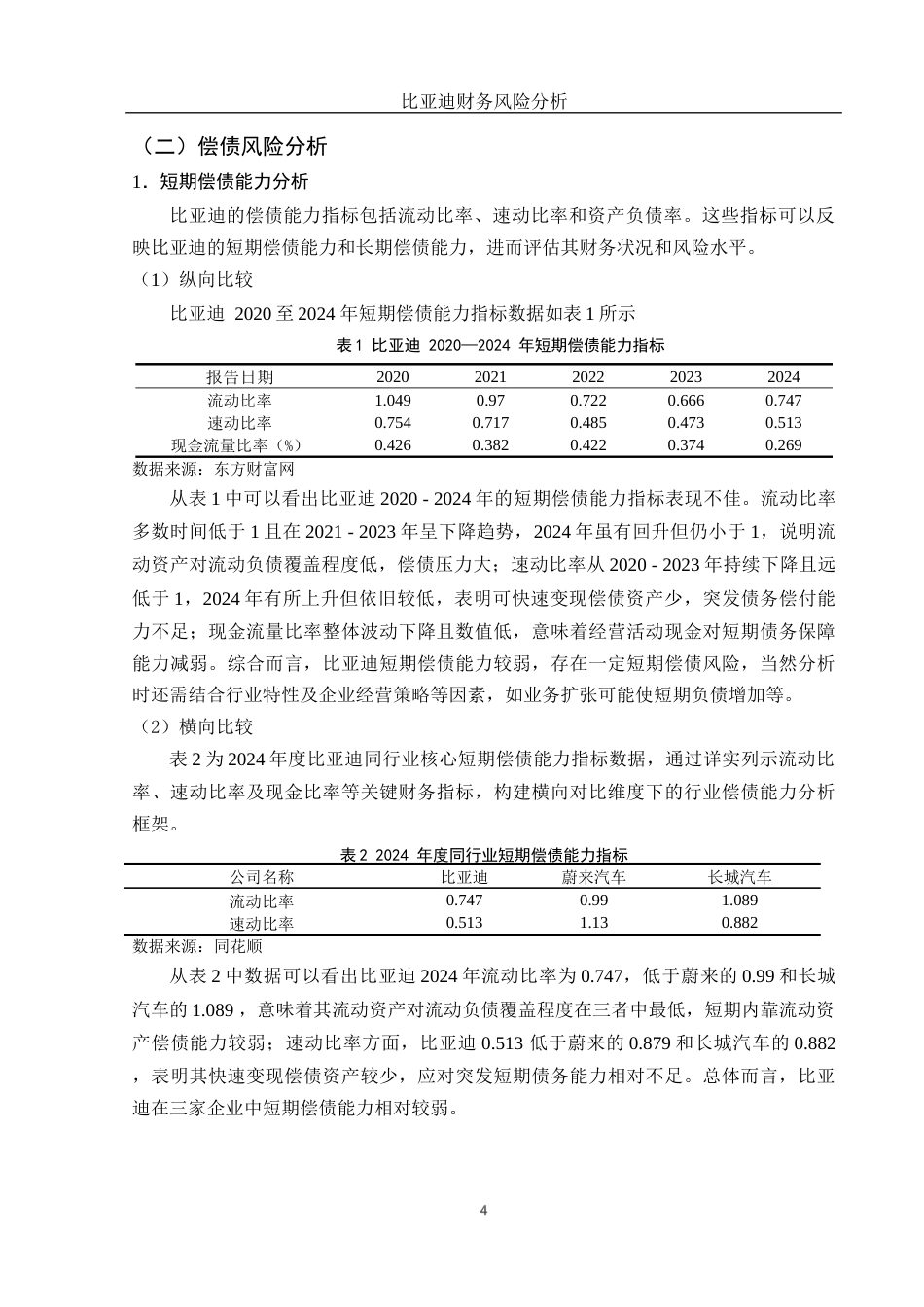 25年WH会计学 比亚迪财务风险分析19.75-AI32.24-约12275字符.docx_第5页