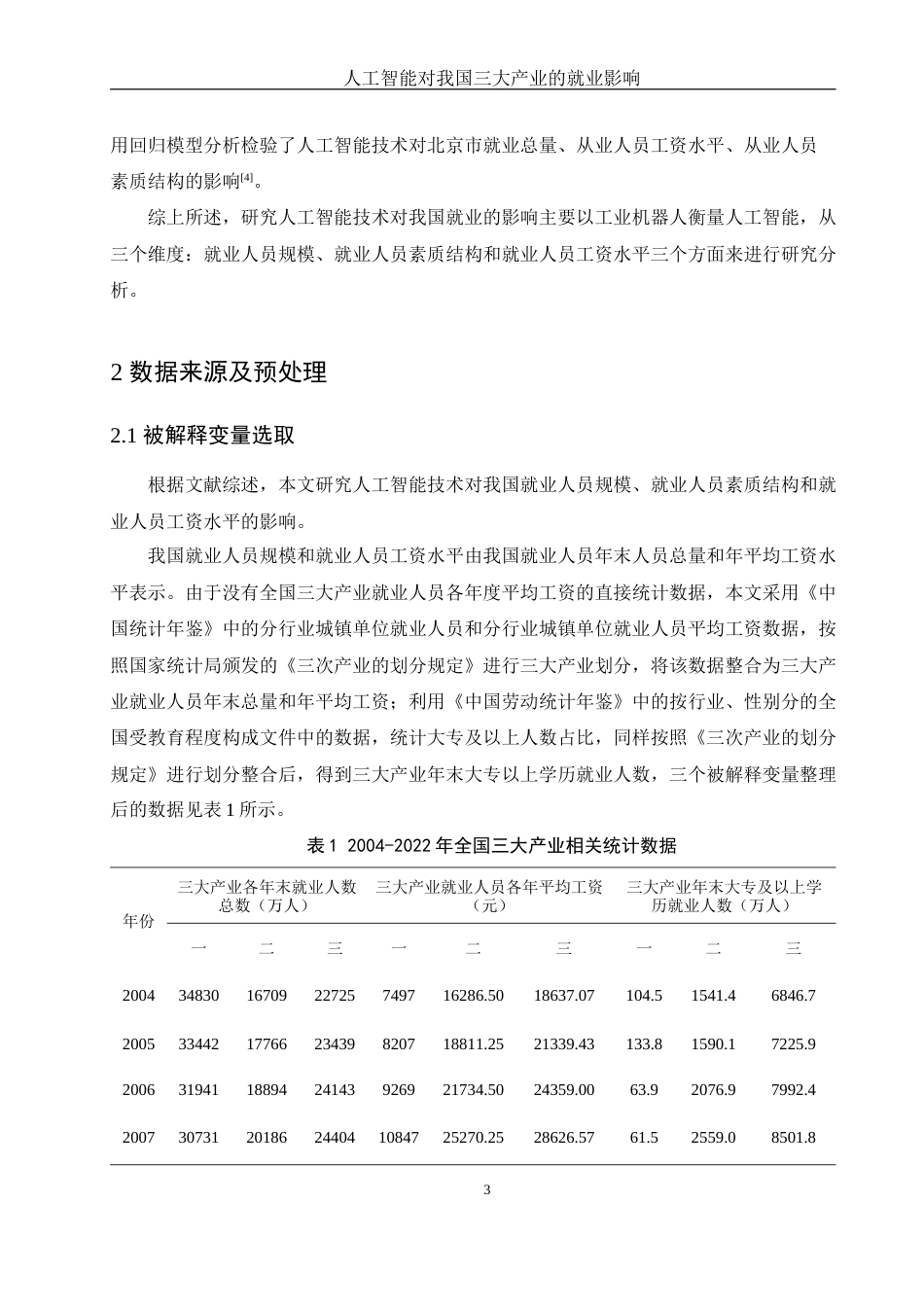 25年WH应用统计学 人工智能对我国三大产业的就业影响20.05-AI19.04终稿-约8335字符.docx_第4页