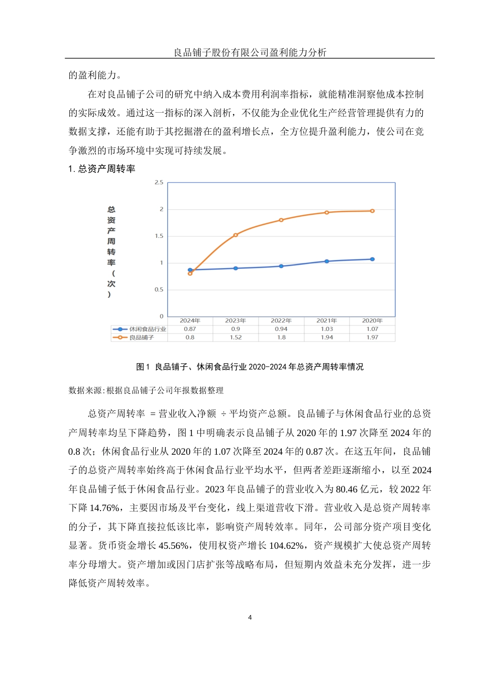 25年WH财务管理 良品铺子股份有限公司盈利能力分析16.01-AI30.64终-约9856字符.docx_第5页