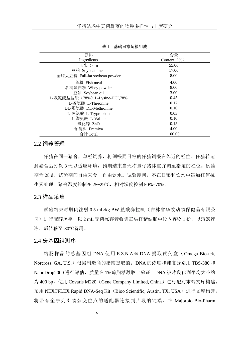 25年WH动物科学 仔猪结肠中真菌群落的物种多样性与丰度研究18.7-AI16.45-约13711字符.docx_第7页