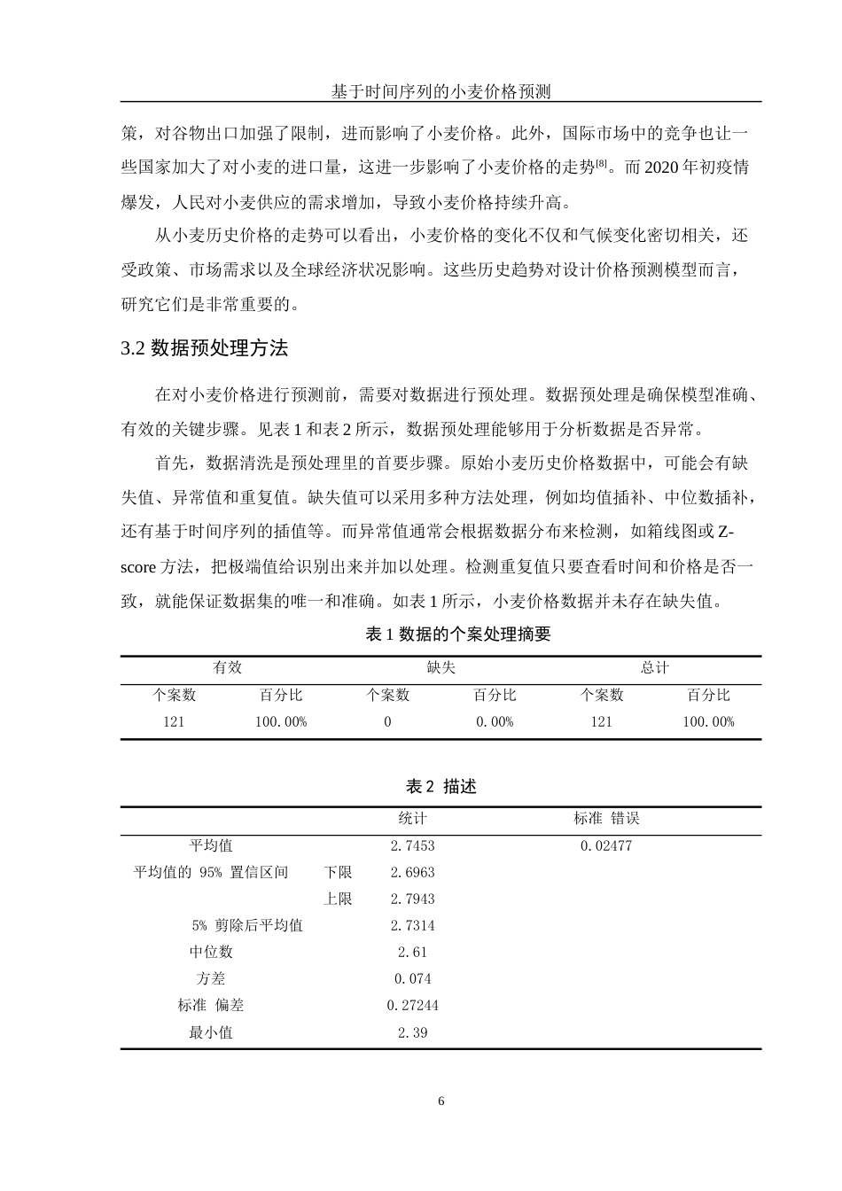 25年WH应用统计学 基于时间序列的小麦价格预测18.02-AI37.11-约7681字符.docx_第7页