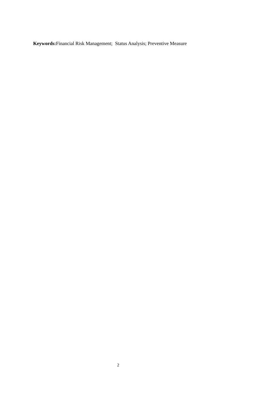 25年WH财务管理 珠海格力电器股份有限公司财务风险管理的问题及对策研究9.49-AI0.0-约12007字符.docx_第3页