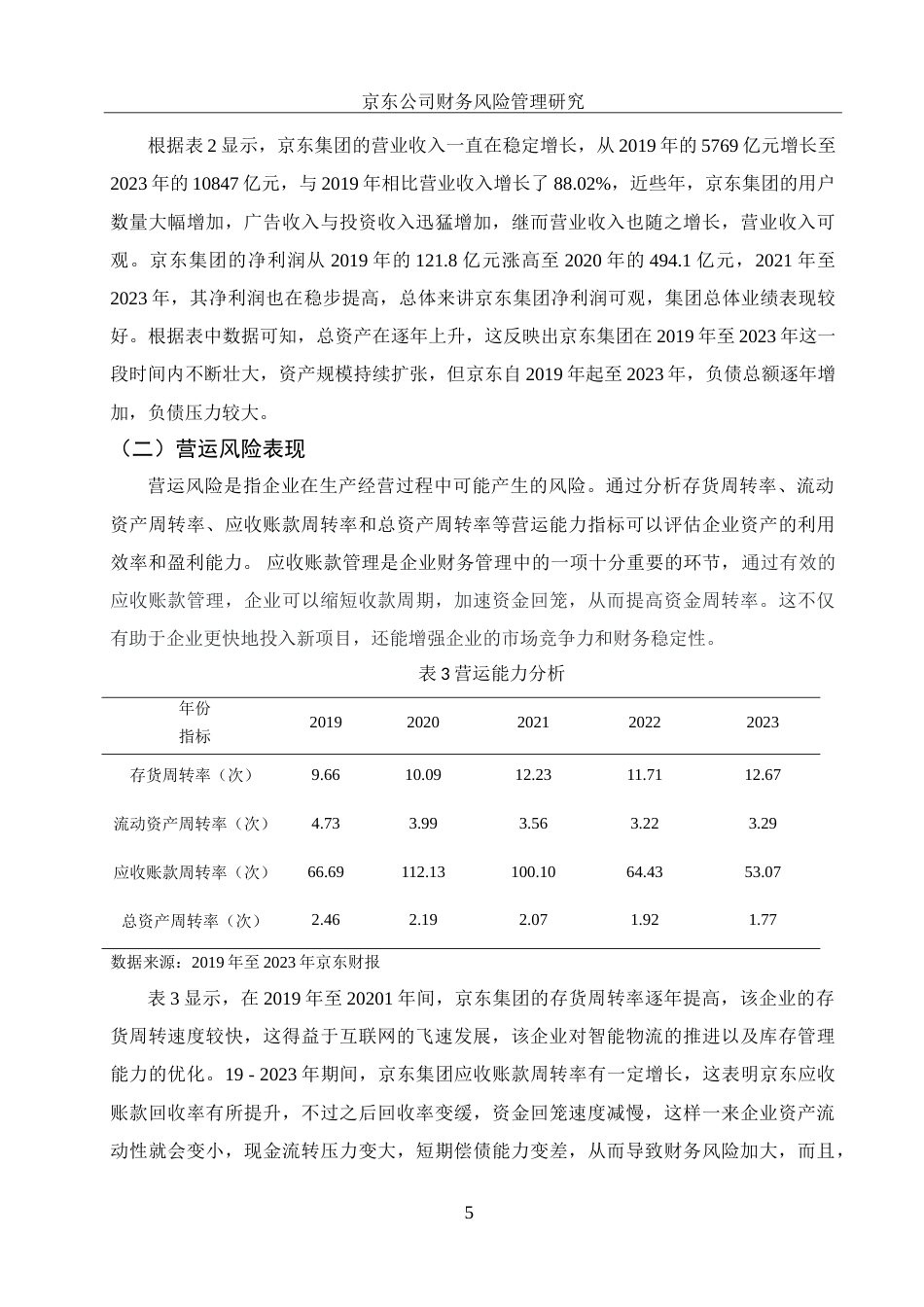 25年WH财务管理 京东公司财务风险管理研究9.23-AI15.72-约12679字符.doc_第6页