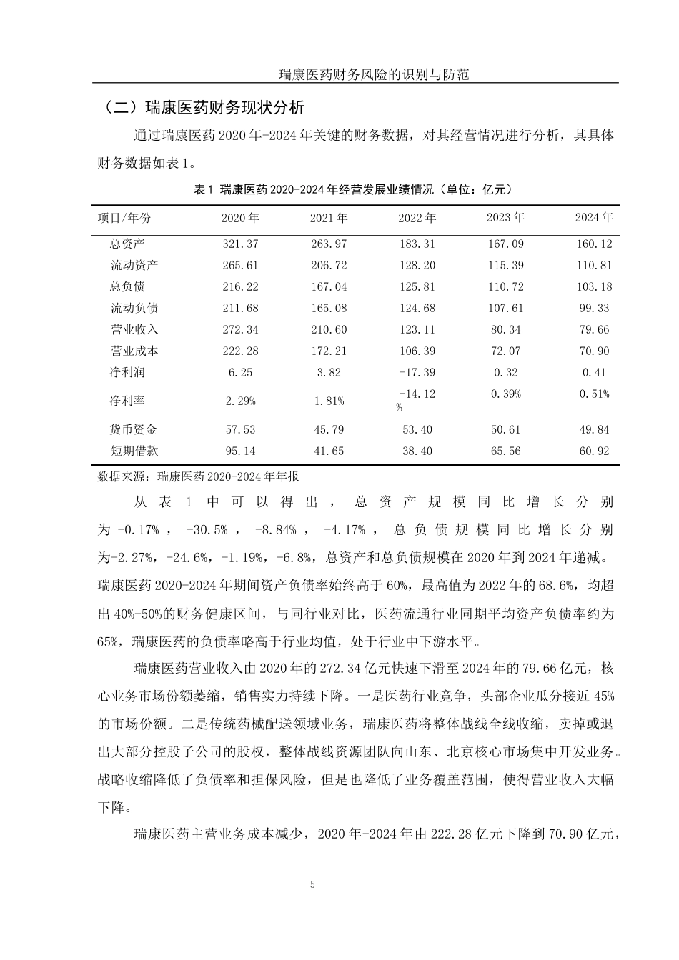 25年WH会计学 瑞康医药财务风险的识别与防范13.73-AI0.51-约13807字符.docx_第6页
