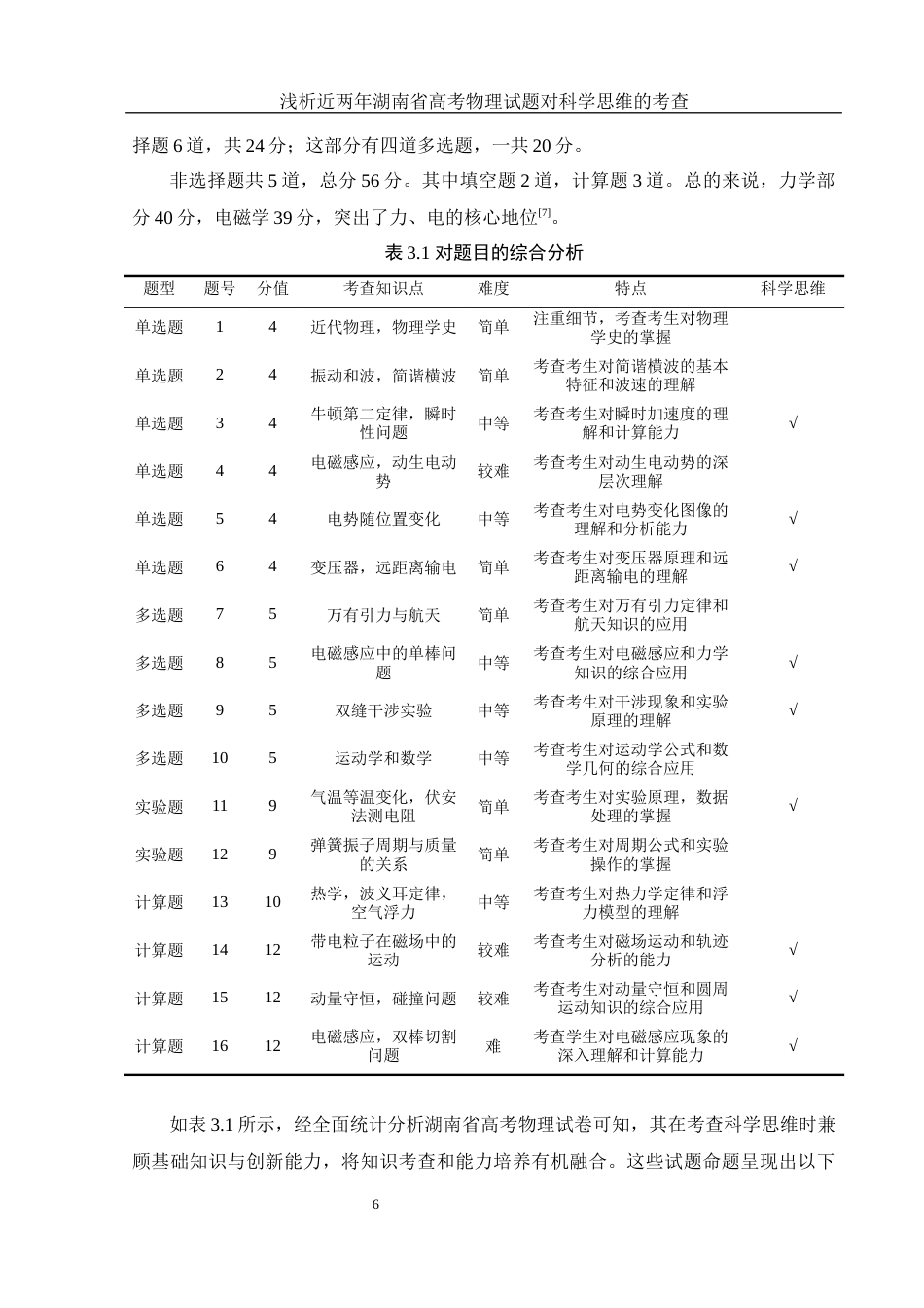 25年WH物理学 浅析近两年湖南省高考物理试题对科学思维的考查7.14-AI26.91-约9786字符.docx_第7页