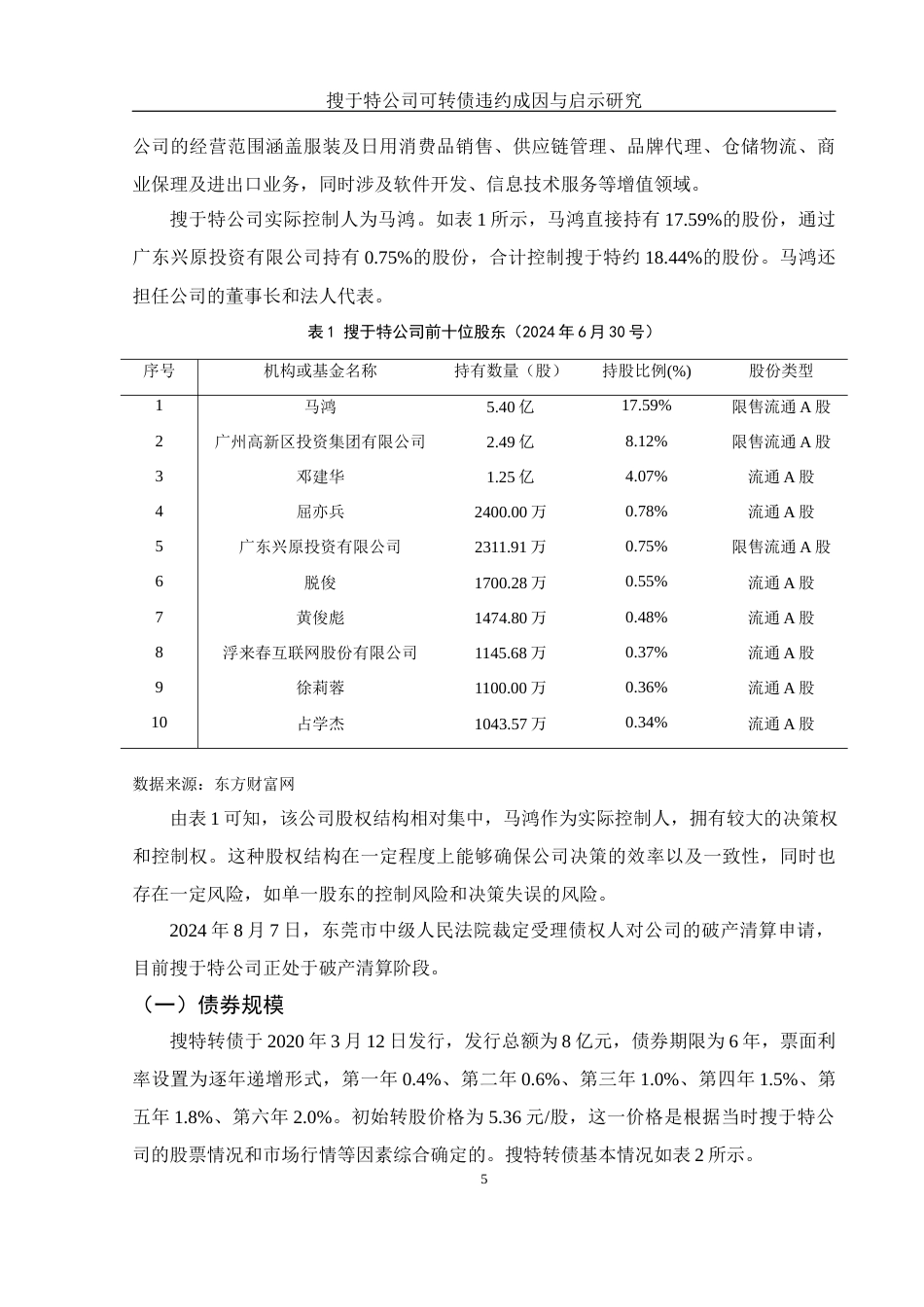 25年WH金融工程 搜于特公司可转债违约成因与启示研究17.4-AI12.38-约10210字符.docx_第5页