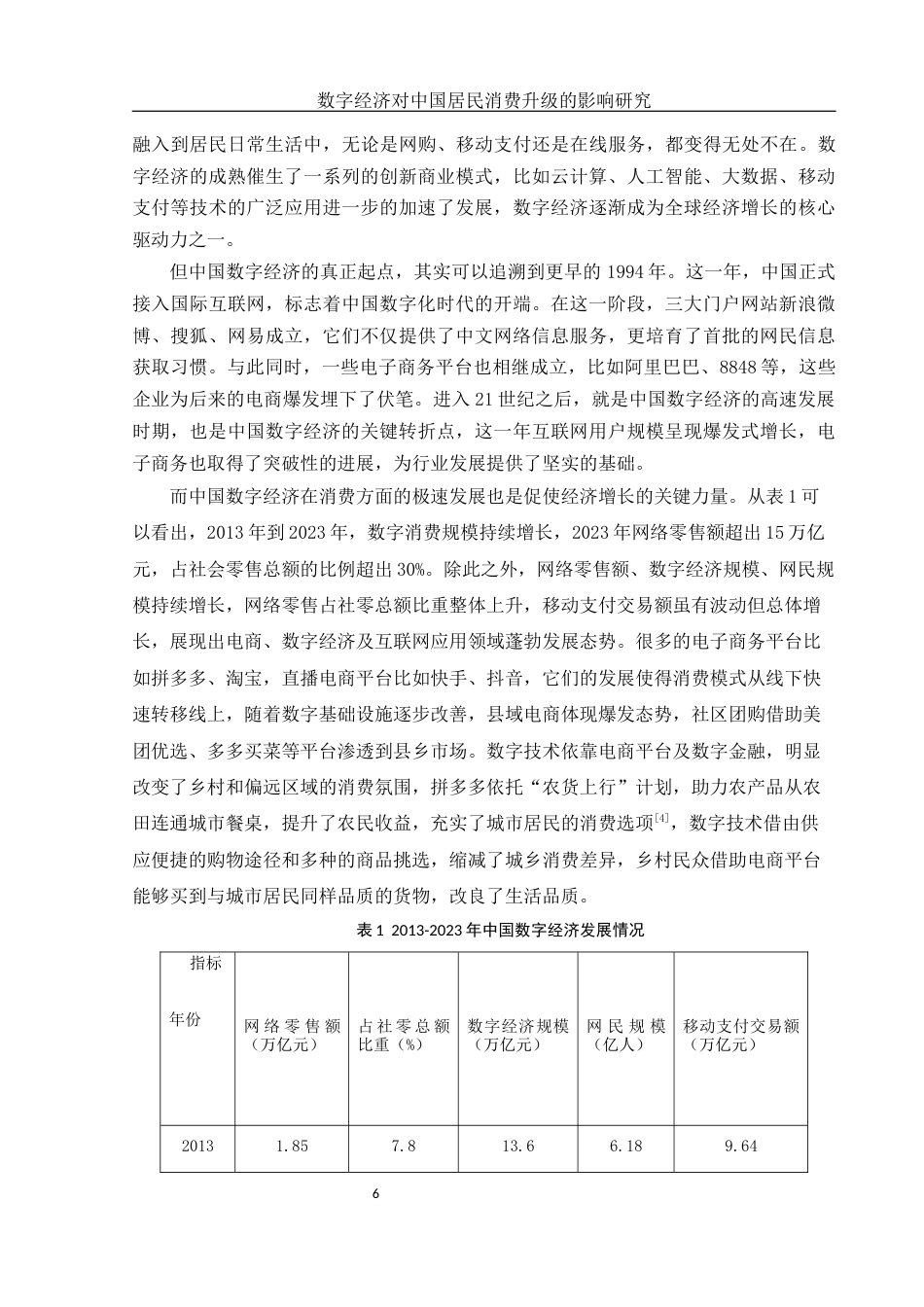 25年WH国际经济与贸易 数字经济对中国居民消费升级的影响研究9.82-AI17.06-约14328字符.docx_第7页