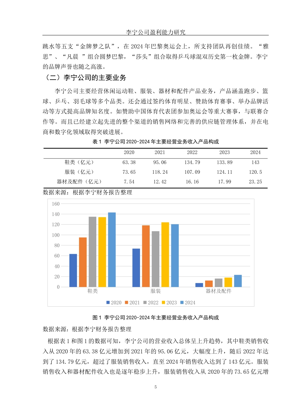 25年WH财务管理 李宁公司盈利能力研究20.36-AI7.42-约11075字符.docx_第6页