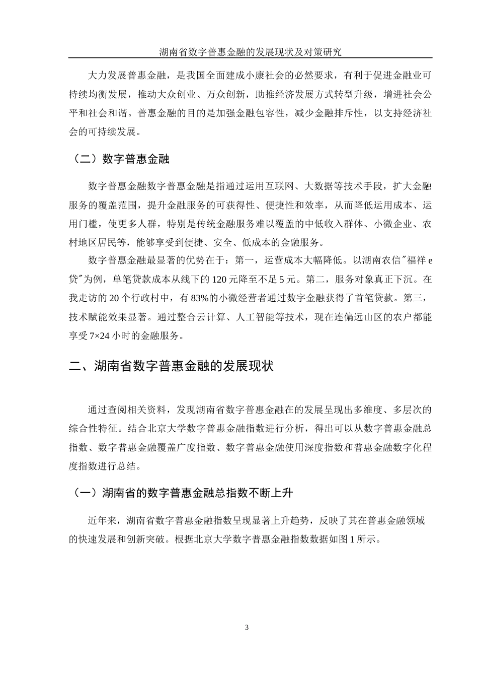 25年WH金融工程 湖南省数字普惠金融的发展现状及对策研究11.96-AI25.65-约12249字符.docx_第4页