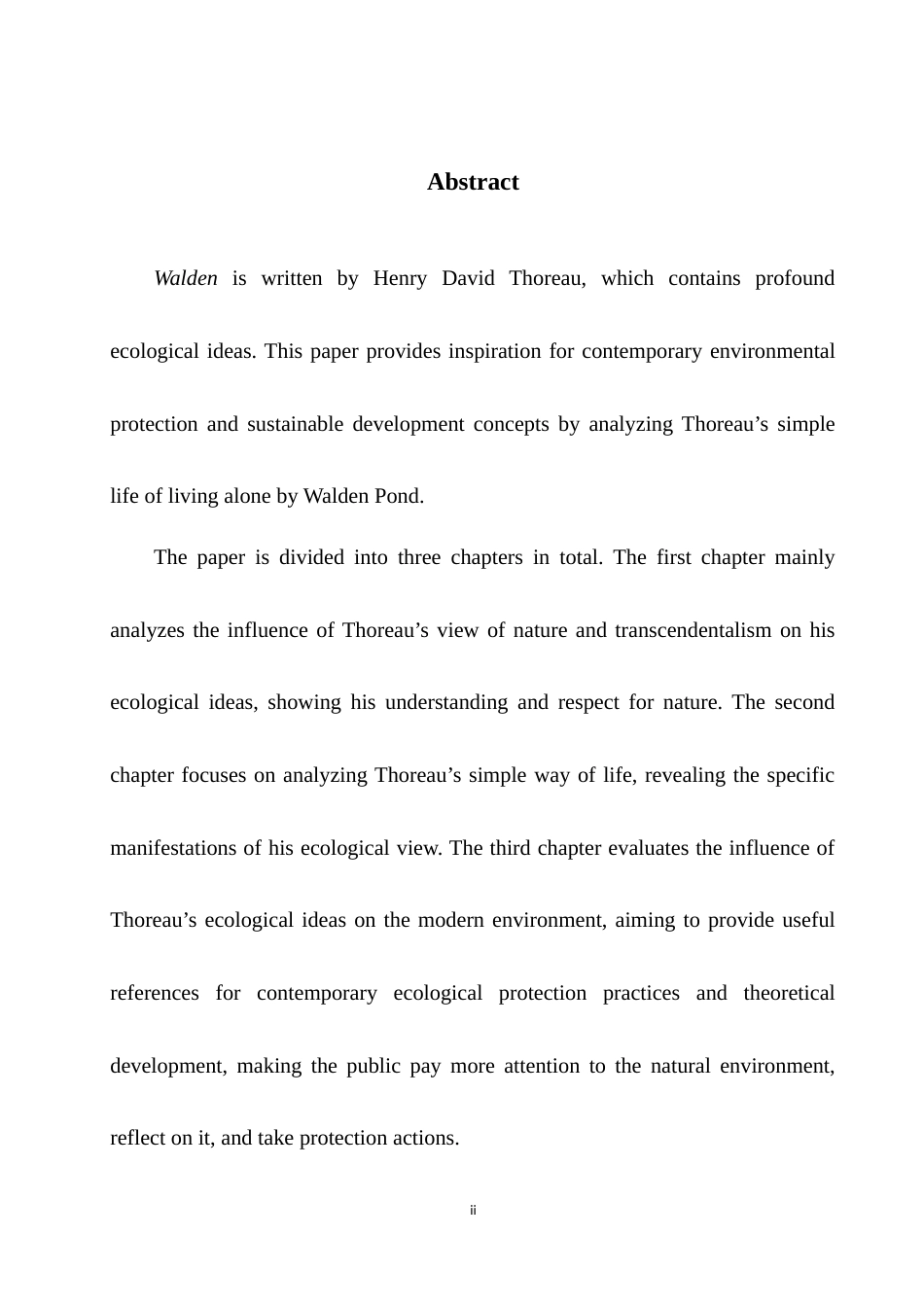 25年WH英语  t - Taking Walden as an Example浅谈梭罗的生态主义思想-以《瓦尔登湖》为例2.54-AI21.4-约29649字符.docx_第4页
