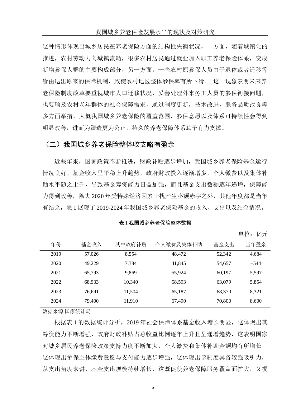 25年WH金融工程 我国城乡养老保险发展水平的现状及对策研究4.06-AI11.38-约9254字符.docx_第5页