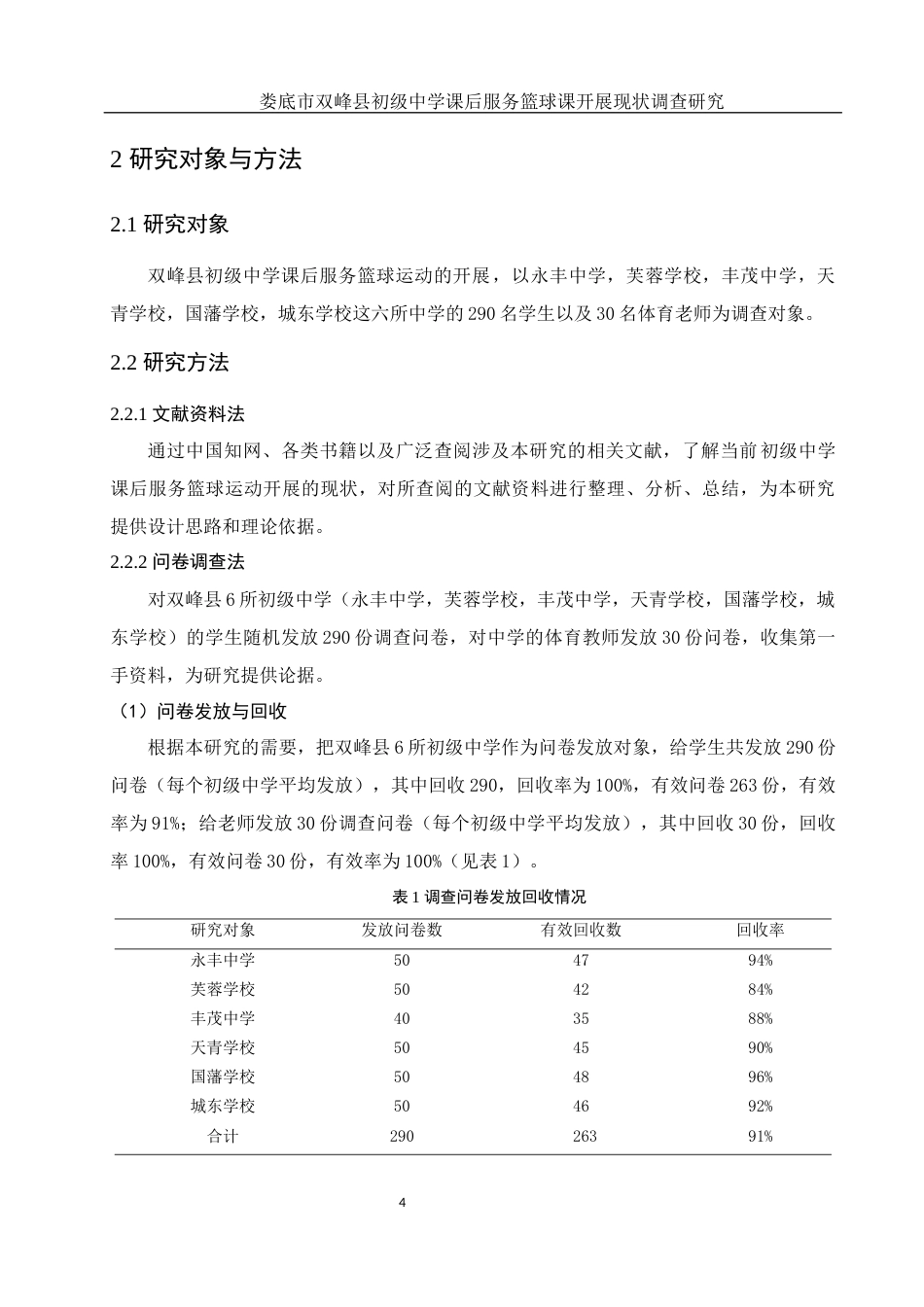 25年WH体育教育 娄底市双峰县初级中学课后服务篮球课开展现状调查研究12.2-AI13.75-约11973字符.docx_第6页