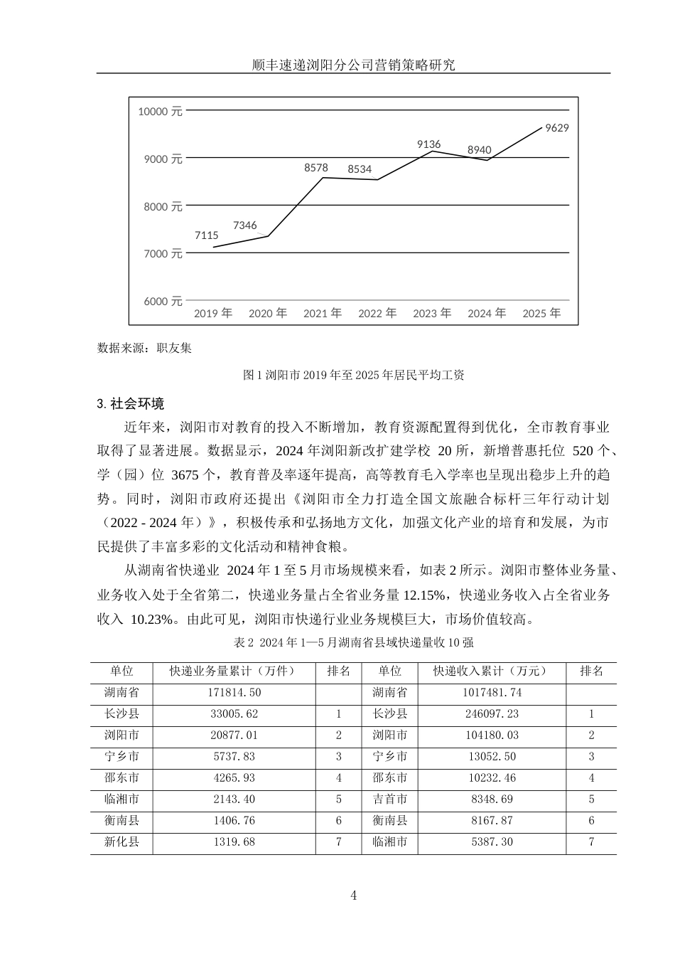 25年WH市场营销 顺丰速递浏阳分公司营销策略研究11.69-AI2.24-约8953字符.docx_第5页