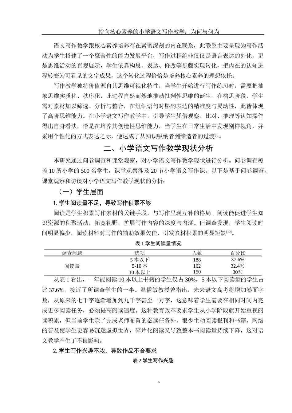 25年WH汉语言文学 指向核心素养的小学语文写作教学：为何与何为8.35-AI6.54-约10967字符.docx_第5页