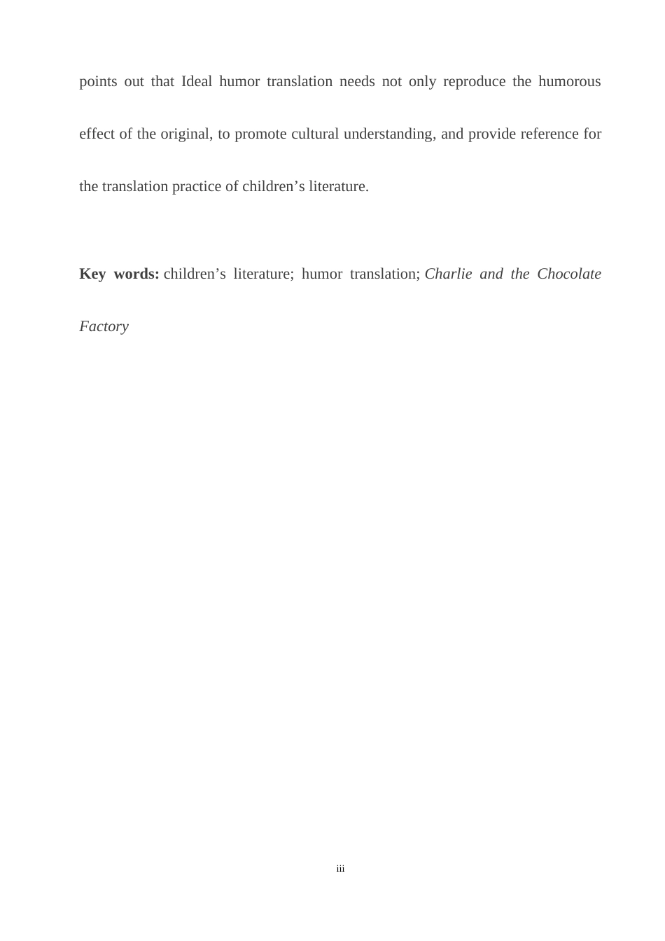 25年WH英语  Charlie and the Chocolate Factory as an Example儿童文学中的幽默翻译研究以《查理和巧克力工厂》为例15.2-AI27.87-约30877字符.docx_第6页