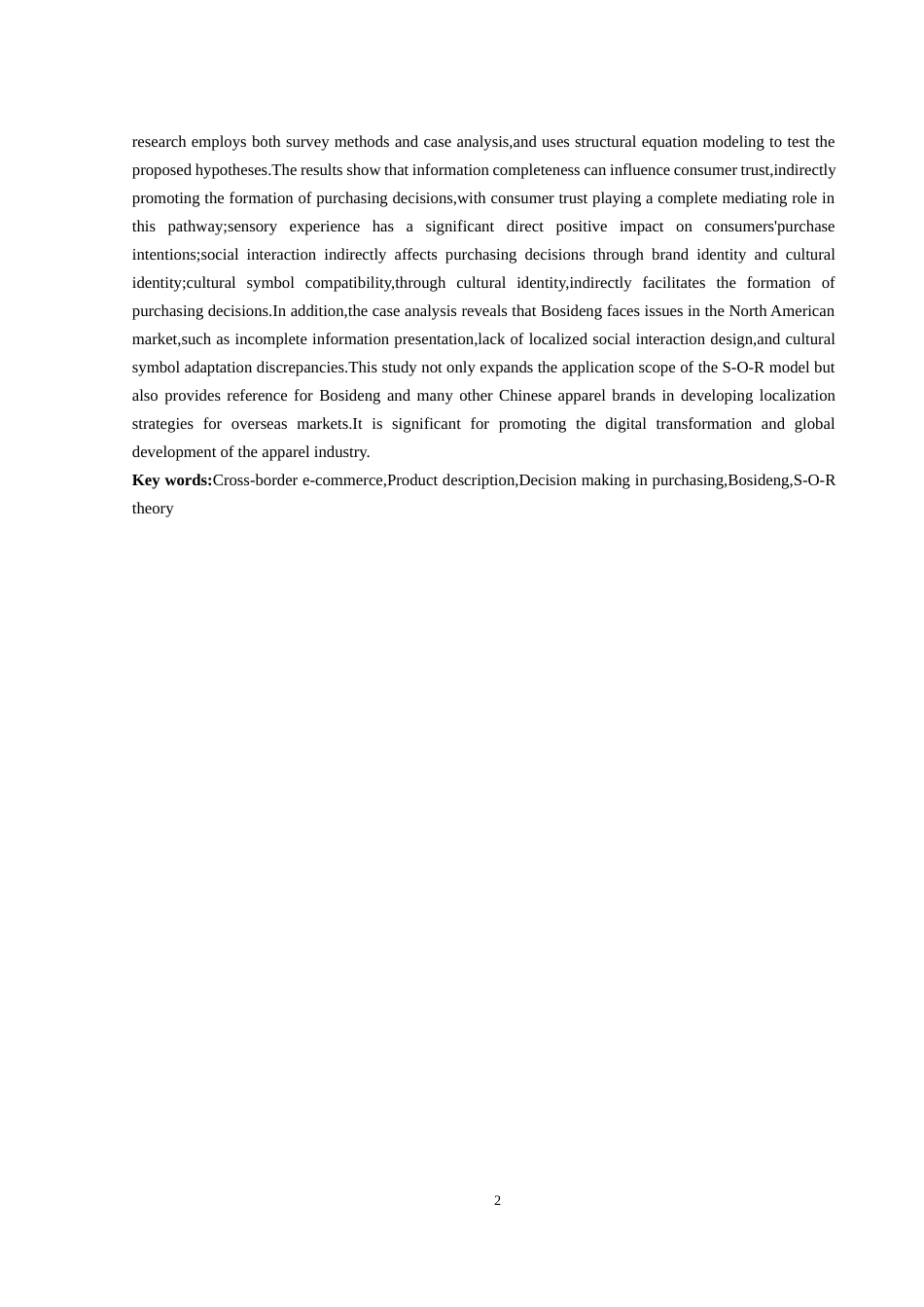 25年WH国际经济与贸易 跨境电商平台中的产品描述对消费者购买决策的影响研究——以波司登为例4.66-AI4.25-约12449字符.docx_第3页