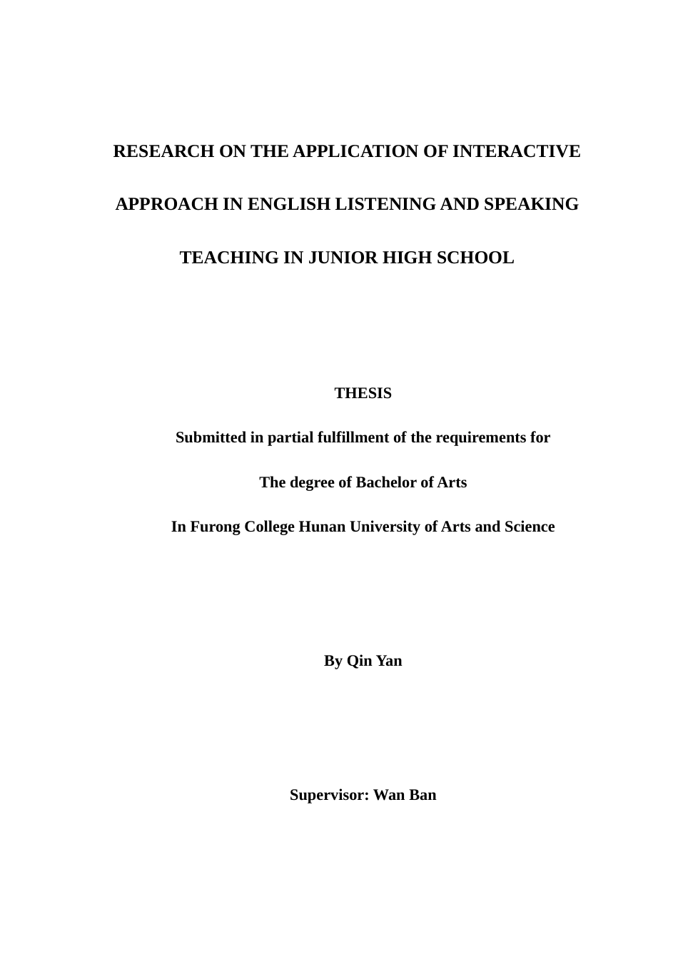 25年WH英语 unior High School  互动教学法在初中英语听说教学中的应用研究5.2-AI22.36-约36300字符.docx_第2页