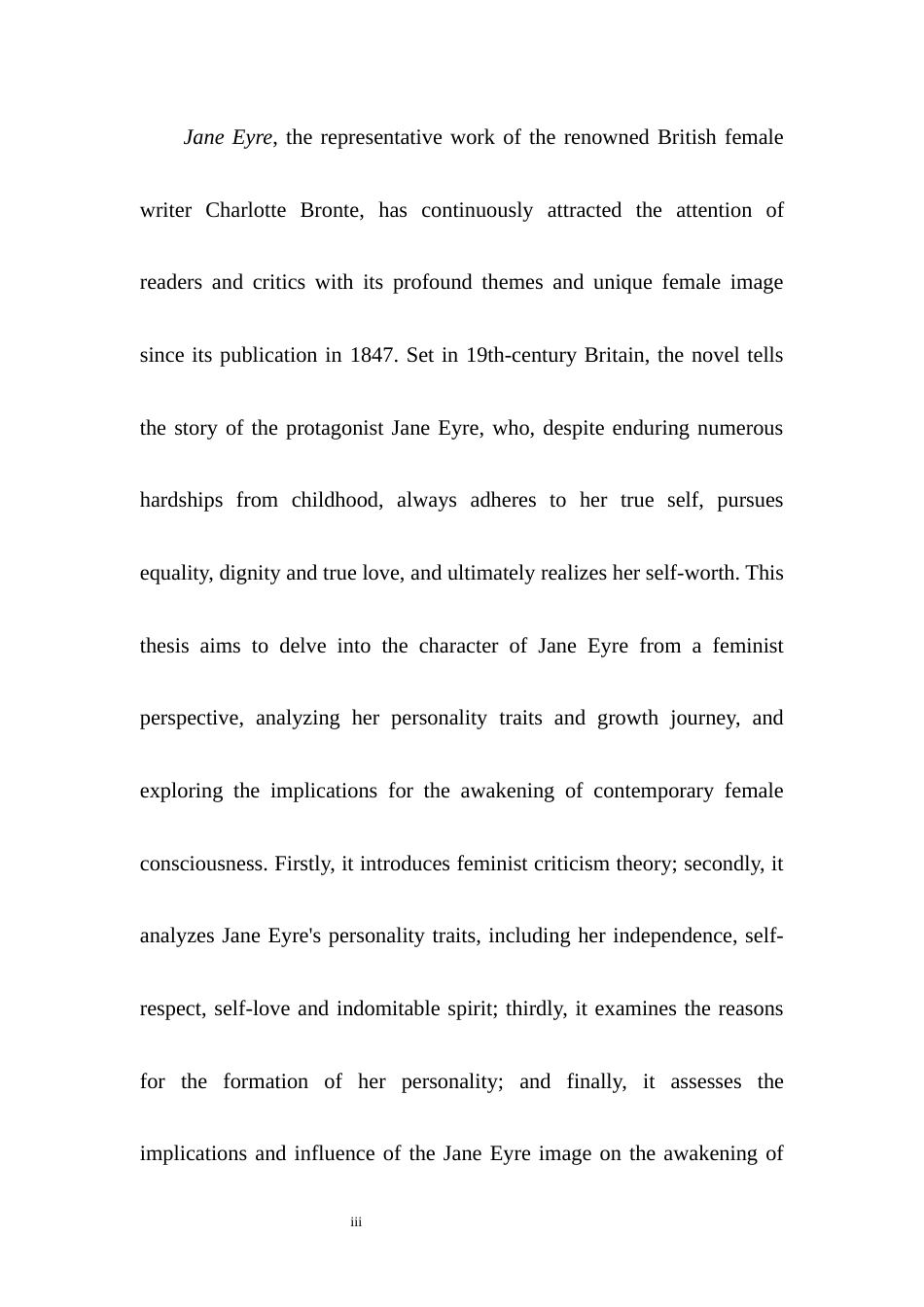 25年WH英语  om the Perspective of Feminism从女性主义视角下浅析《简•爱》中女主人公的形象3.38-AI17.98-约32588字符.docx_第6页