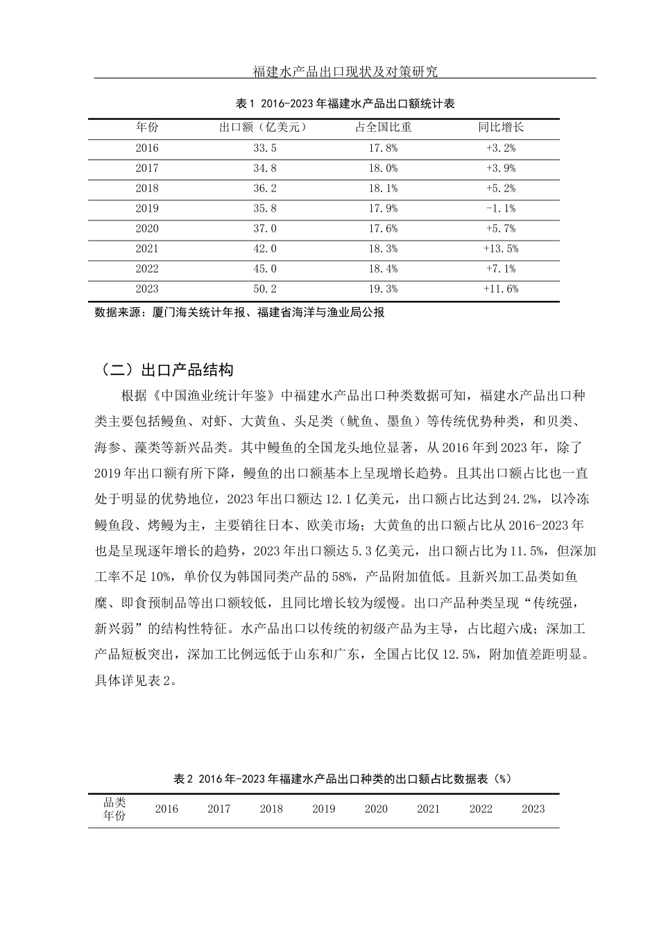 25年WH国际经济与贸易 福建水产品出口现状及对策研究6.71-AI10.3-约11395字符.docx_第6页