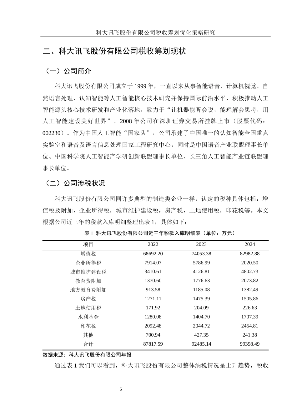 25年WH财务管理 科大讯飞股份有限公司税收筹划优化策略研究10.51-AI9.33-约13010字符.docx_第6页