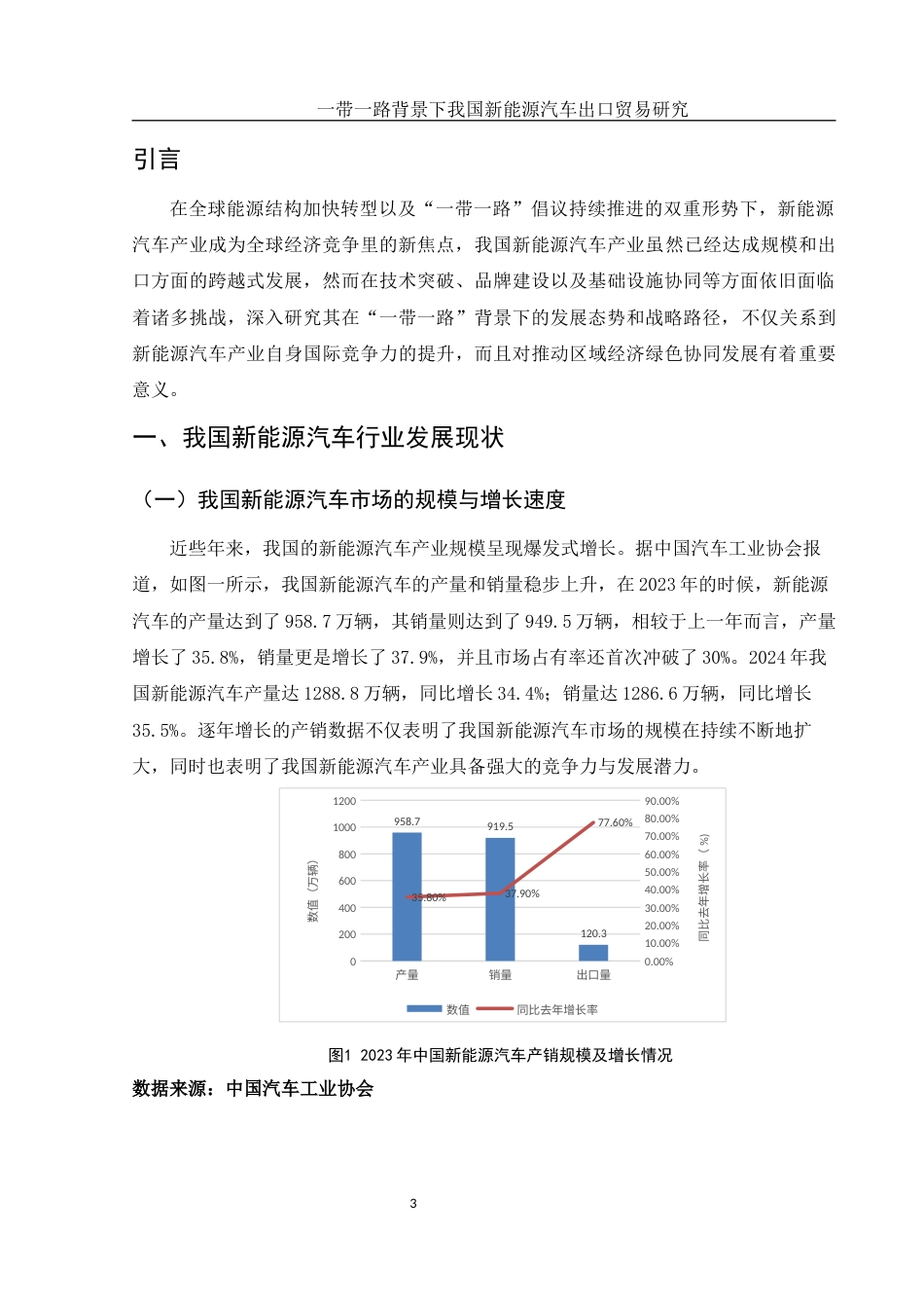 25年WH国际经济与贸易 一带一路背景下我国新能源汽车出口贸易研究10.39-AI10.02-约11828字符.docx_第4页
