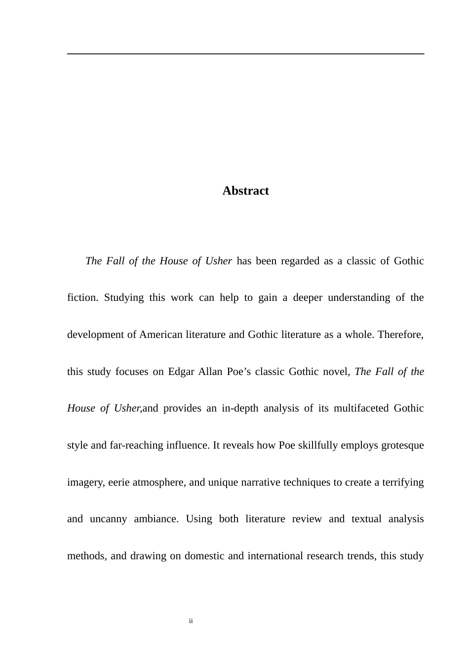 25年WH英语 An Analysi f Usher浅析《鄂榭府崩溃记》中的哥特式风格1.94-AI37.53-约29074字符.docx_第6页