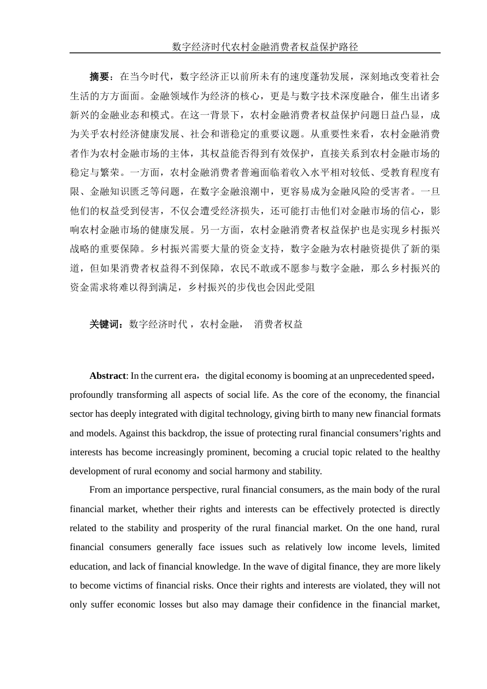25年WH电子商务及法律 数字经济时代农村金融消费者权益保护路径16.45-AI30.4_1-约11086字符.docx_第5页