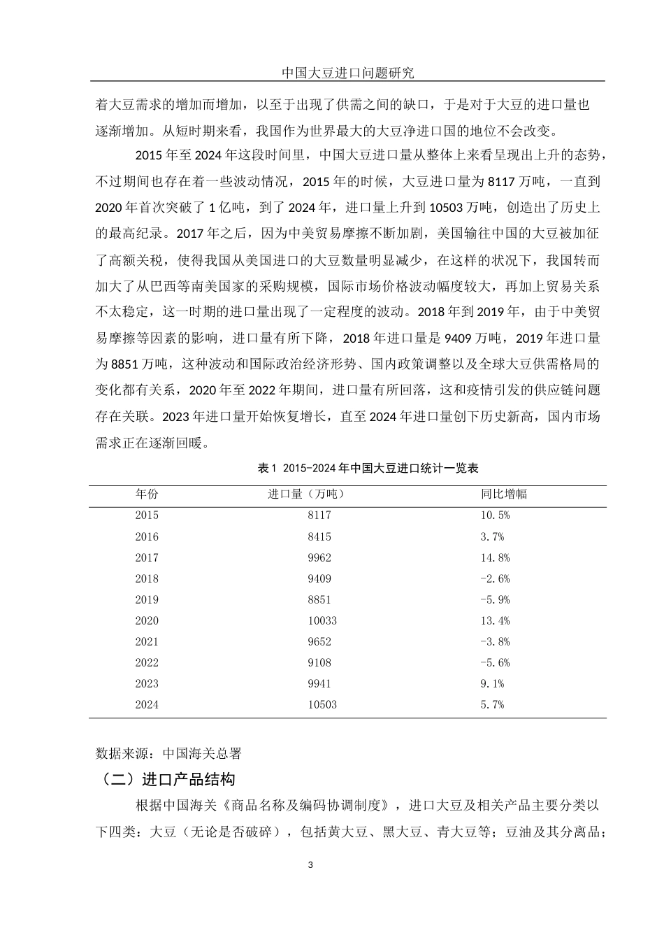 25年WH国际经济与贸易 中国大豆进口问题研究13.3-AI5.42-约11818字符.docx_第4页
