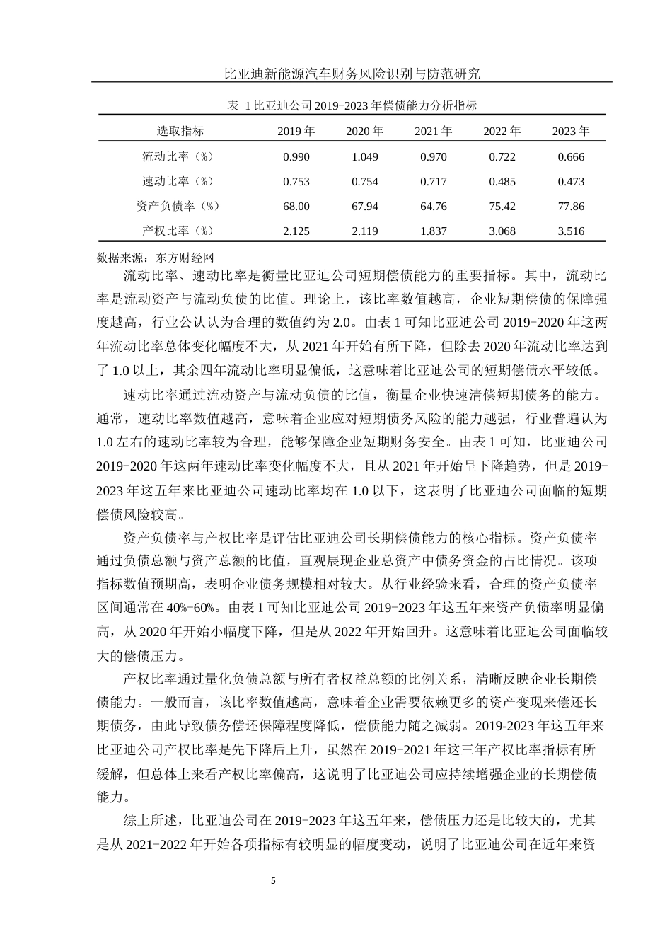 25年WH财务管理 比亚迪新能源汽车财务风险识别与防范研究22.58-AI6.71-约11874字符.docx_第6页