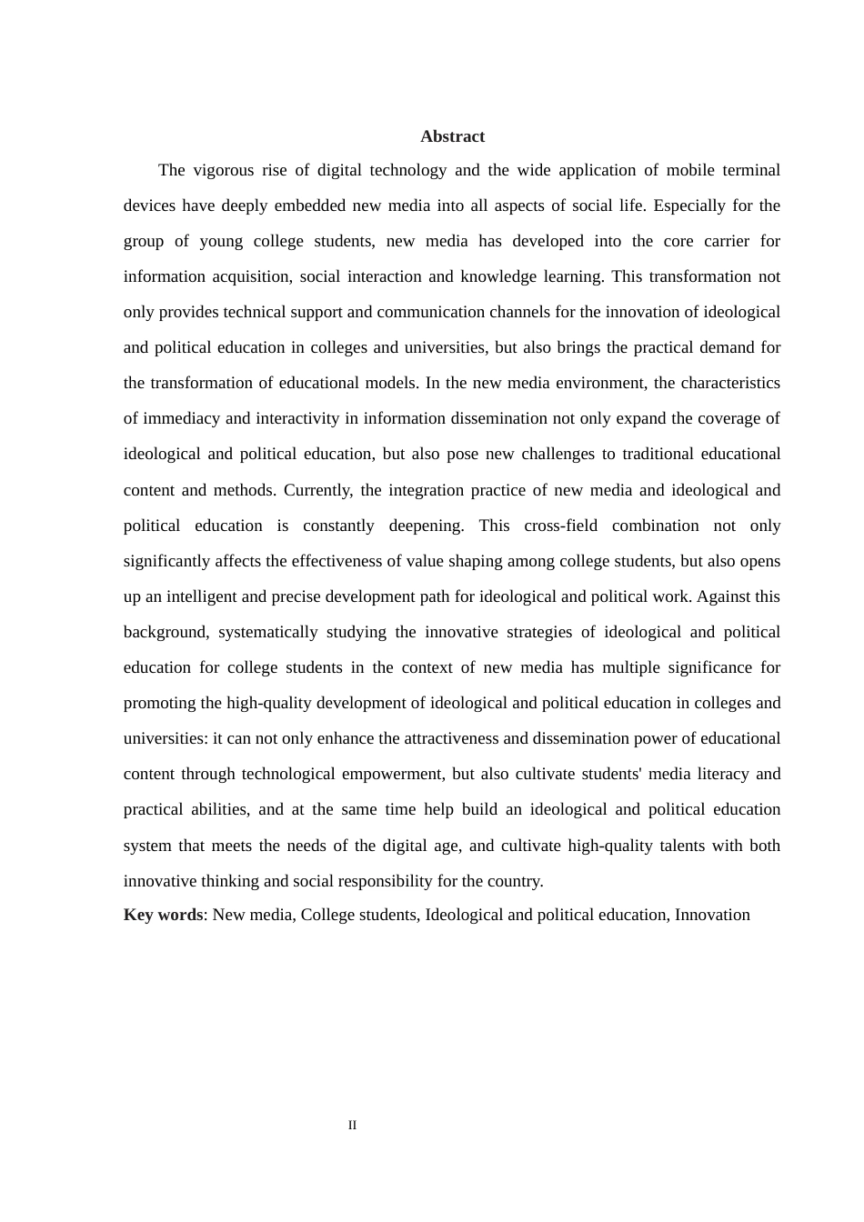 25年WH思想政治教育 新媒体时代大学生思想政治教育创新研究15.56-AI16.81-约14138字符.docx_第4页