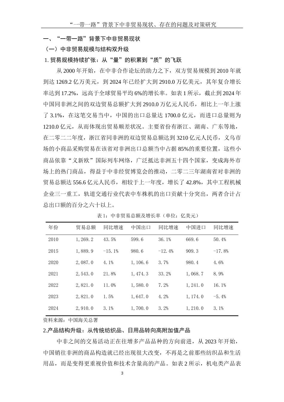 25年WH国际经济与贸易 “一带一路”背景下中非贸易现状、存在的问题及对策研究0.14-AI0.62-约13577字符.docx_第4页