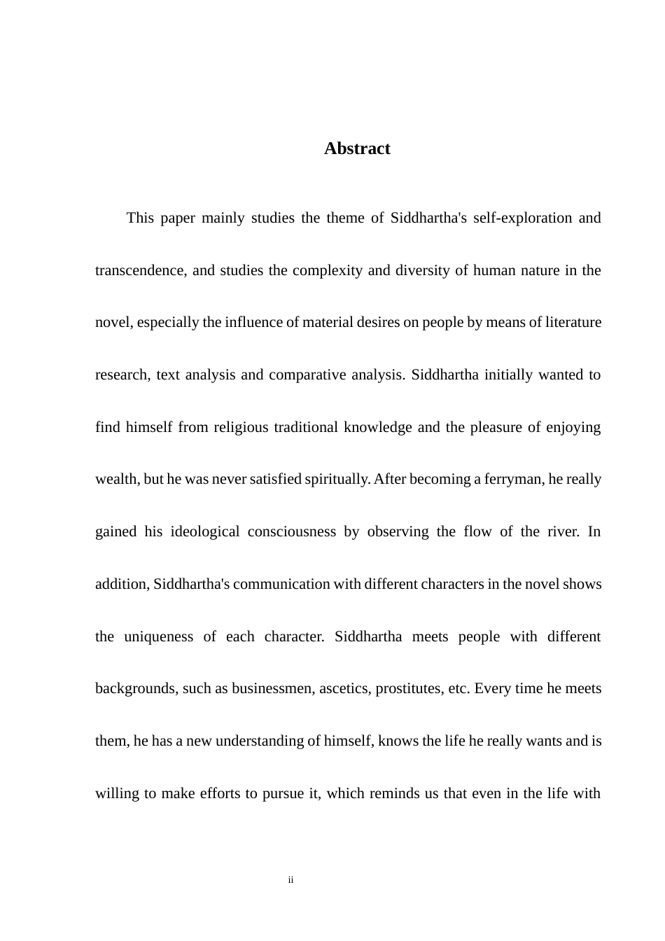 25年WH英语 论黑塞小说《悉达多》中对“自我”的探索与超越On the Exploration and Transcendence of Self in Hesse's Novel Siddhartha-约35242字符.docx_第5页