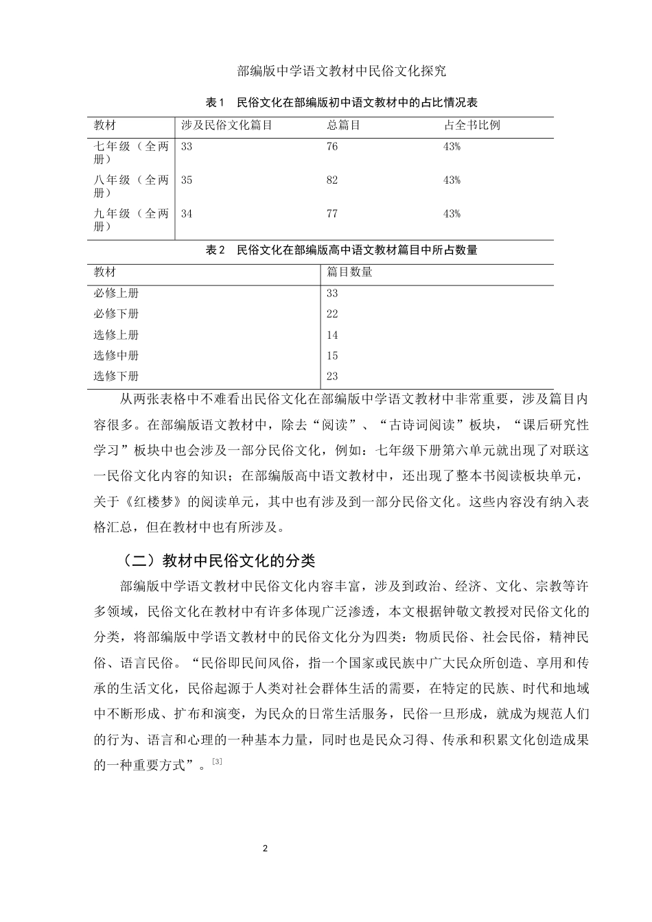25年WH汉语言文学 部编版中学语文教材中的民俗文化探究22.89-AI10.41-约16514字符.docx_第5页