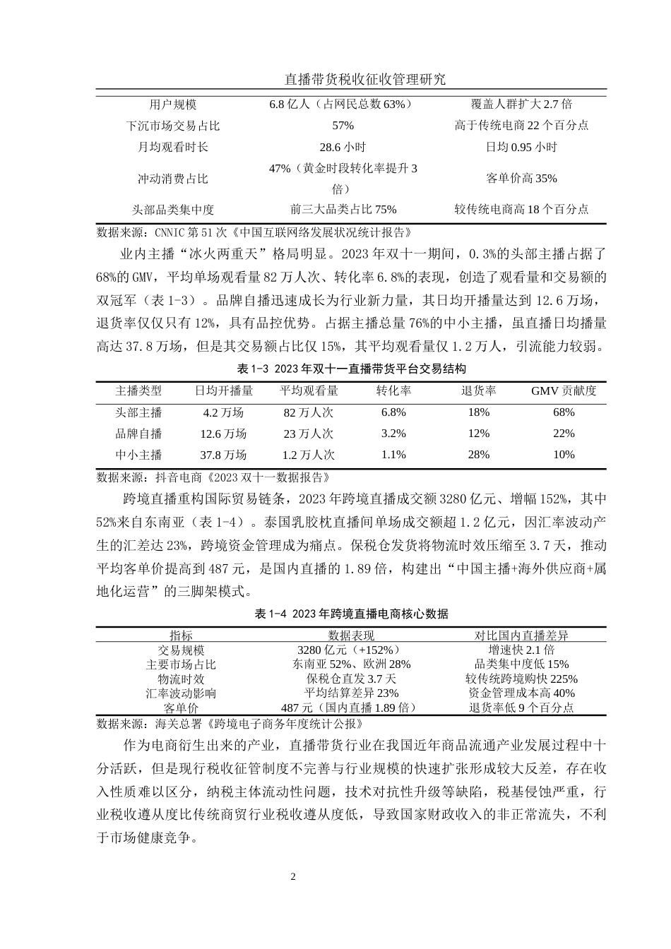 25年WH财务管理 直播带货税收征收管理研究0.44-AI10.02-约9849字符.docx_第4页