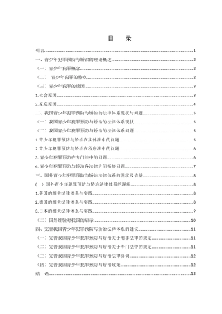 25年WH法学 青少年犯罪预防与矫治的法律体系完善研究21.08-AI6.67-约12417字符.docx