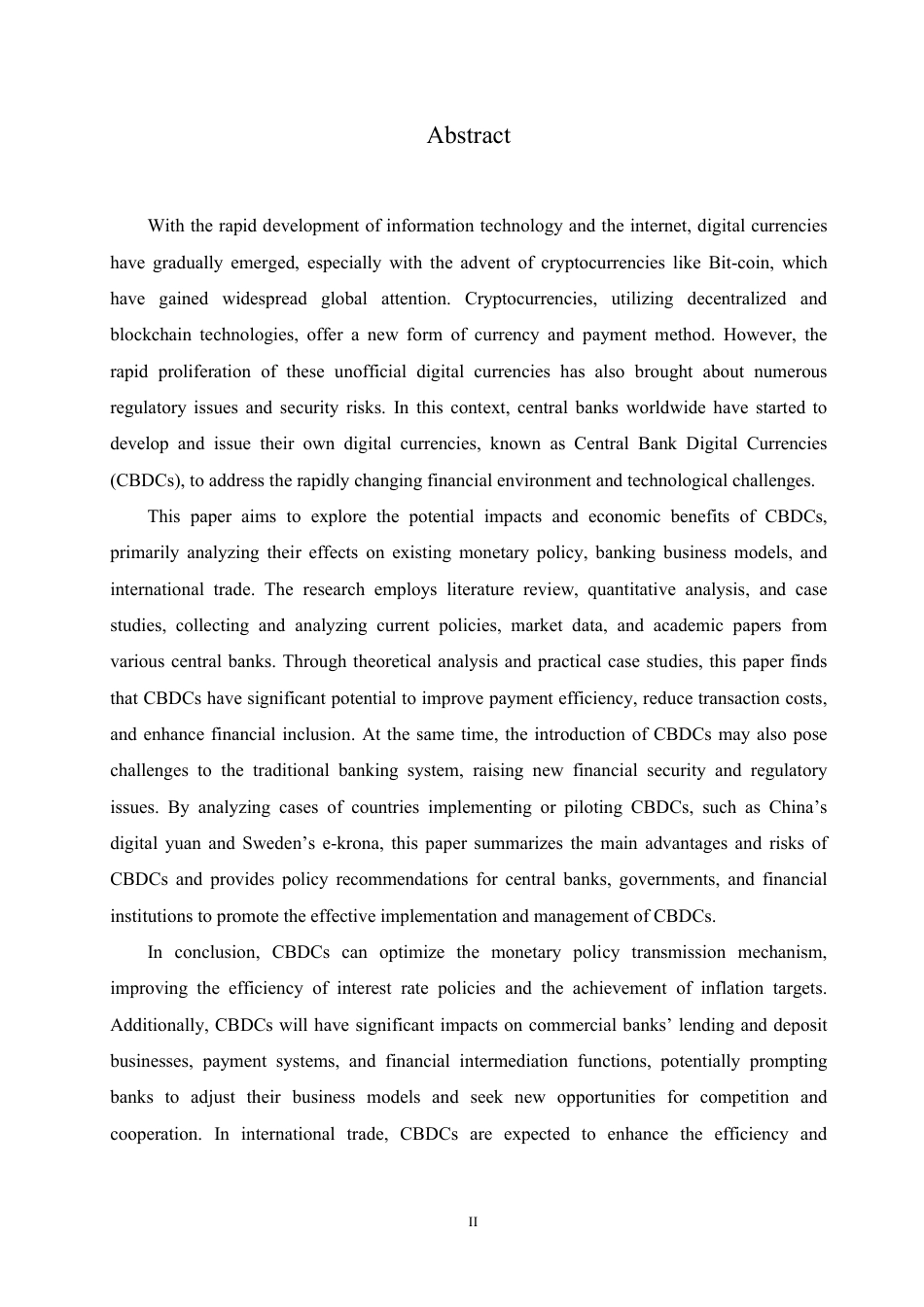 25年CH会计学 中央银行数字货币的影响研究-约13586字符-成教.pdf_第2页