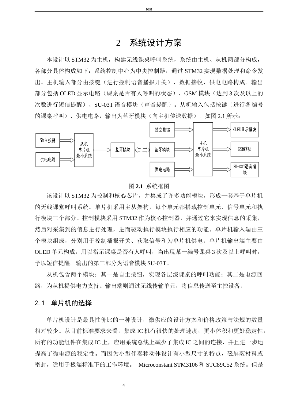 25年CH 电子信息工程-基于STM32的教室课桌呼叫系统设计.docx定稿_第8页