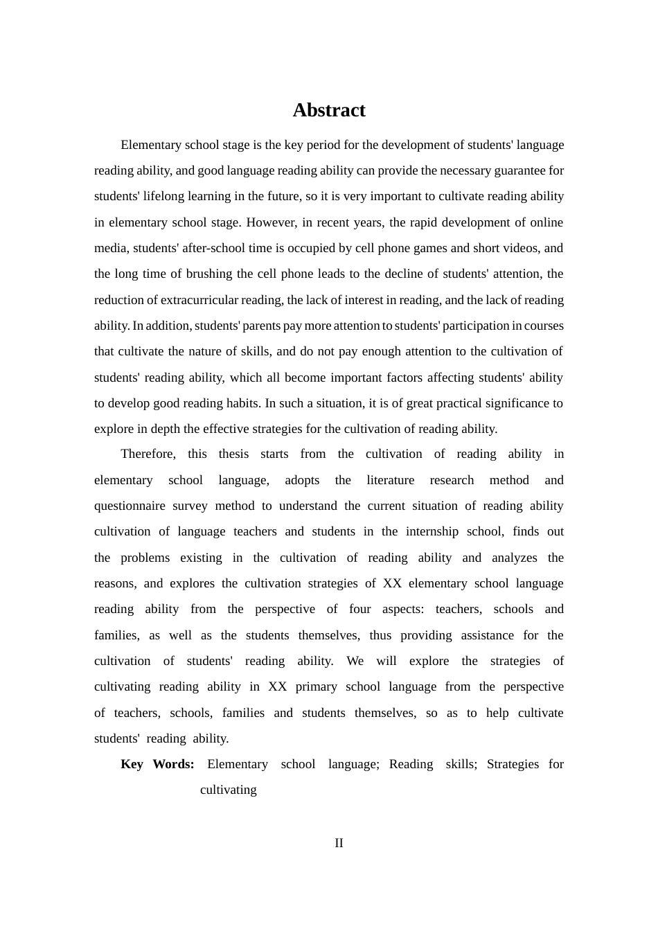 25年CH 汉语言文学-探究巩义市XX小学语文阅读能力培养现状及策略-约14477字符.docx_第2页