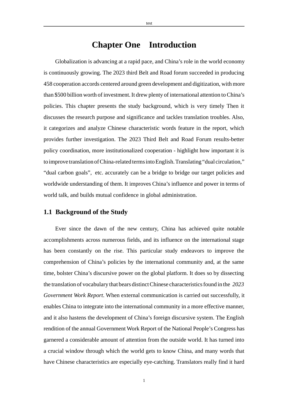 25年CH 政治文献中的中国特色词翻译探析-以2023年《政府工作报告》英译为例-约52553字符.docx_第5页