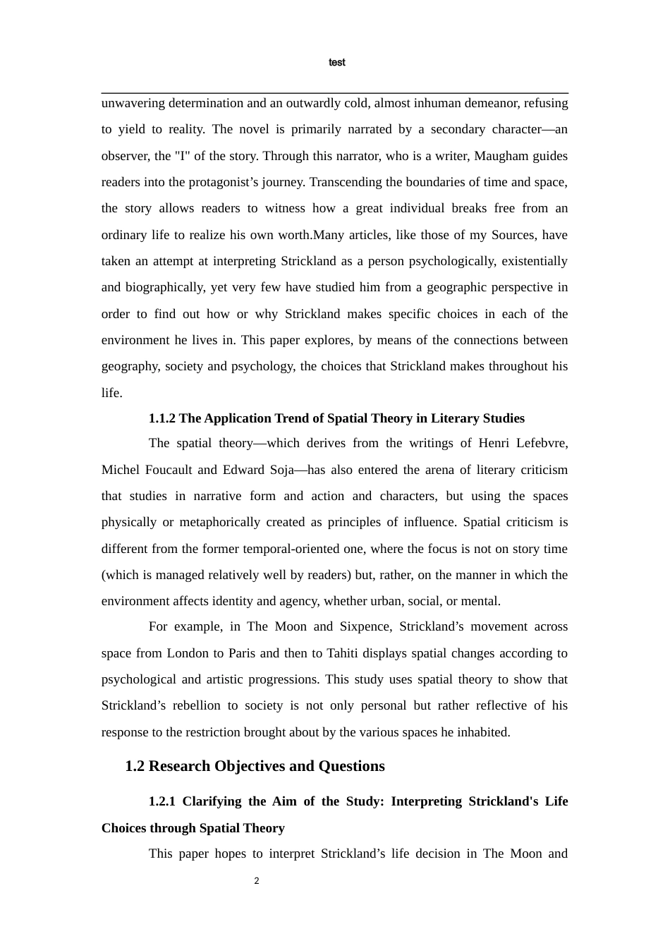 25年CH 从空间理论视角分析《月亮与六便士》中斯特里克兰德人生抉择的呈现-约43315字符.docx_第5页